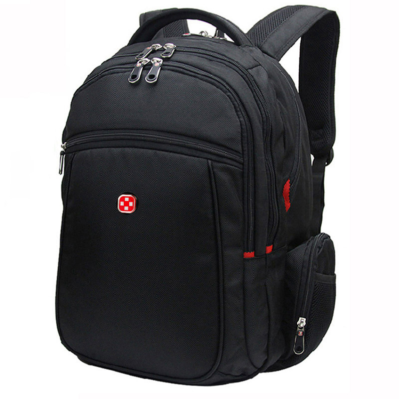 Swiss Army Knife Shoulder Bag Male Junior High School Bag 14-inch Computer Leisure Travel Fashion Multifunctional Men's Backpack