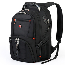 Swiss army knife shoulder bag Mens business travel backpack 17 3 inch computer large capacity multi-function travel bag