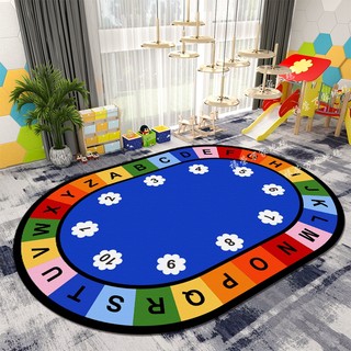 启蒙早教英语识字室内地毯绘本中心幼儿园儿童卡通教室阅读区地垫