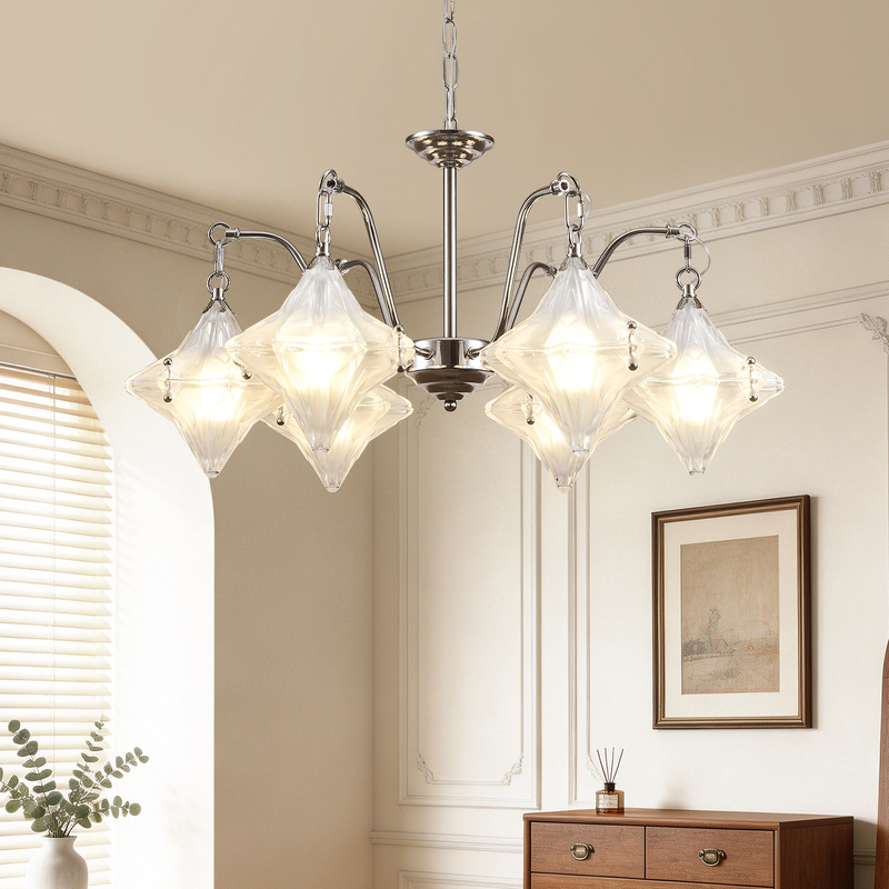 French Murano Living Room Lamp, Retro Star Glass Chandelier, Master Bedroom Dining Room Lamp, Medieval Whole House Package Lighting Fixtures French Murano Living Room Lamp, Retro Star Glass Chandelier, Master Bedroom Dining Room Lamp, Medieval Whole House Package Lighting Fixtures