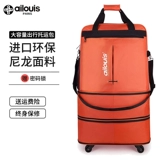 Вместительная и большая складная сумка для путешествий, универсальный самолет, чемодан, поворотные колеса