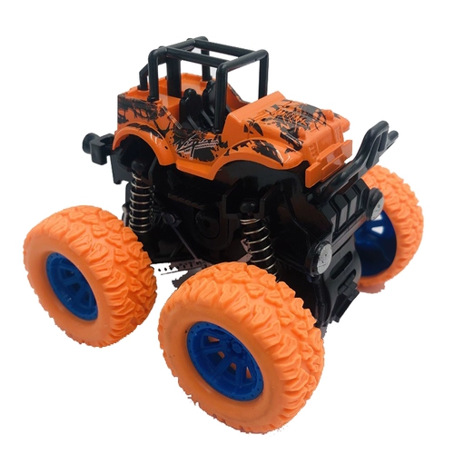 Инерционный полноприводный противоударный внедорожник, реалистичная игрушка для мальчиков, модель автомобиля, амортизация