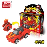 Гибкая игрушка, трансформер, игрушечная машина для мальчиков, полный комплект