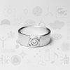 Naruto cartoon 999 pure silver ring Kakashi Naruto Sasuke Gaara student personalized gift for men and women