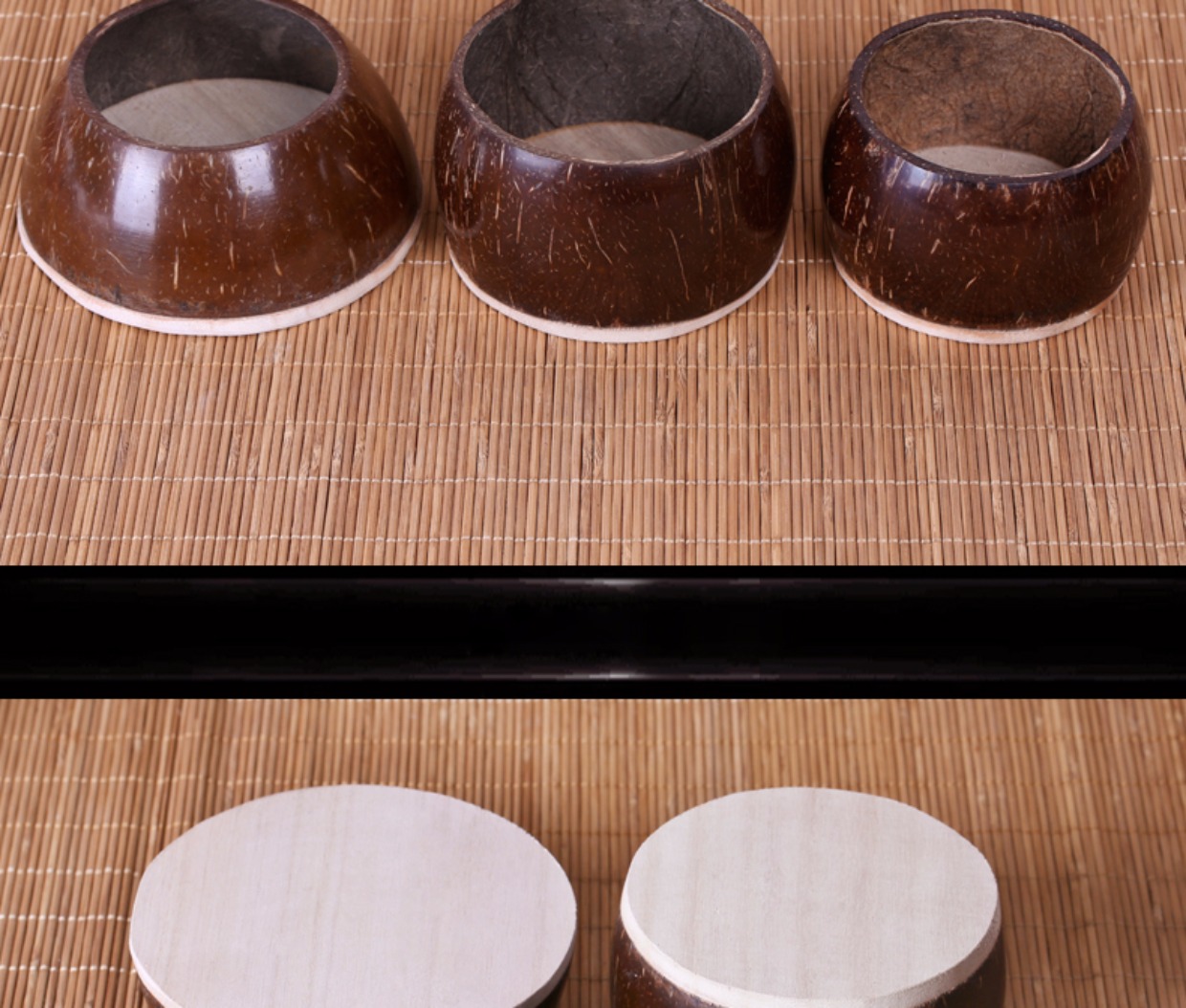 Banhu phụ kiện nhạc cụ khoang Qin Zhongyin Gaoyinhu scoop Vỏ dừa muỗng phụ kiện Slabhu dây đàn guitar điện