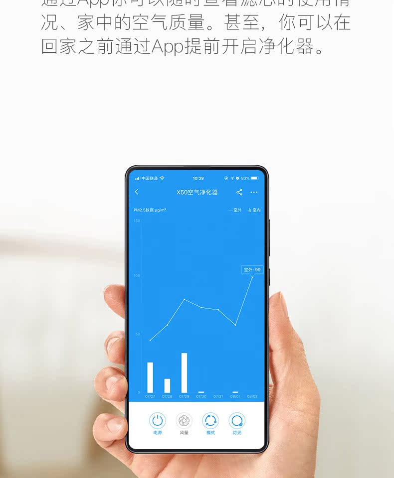 lọc không khí sharp Máy lọc không khí gia đình 352 X50 Phòng ngủ thông minh ngoài việc khử vi khuẩn formaldehyd có mùi khói thuốc phụ 	máy lọc không khí f-pxf35a