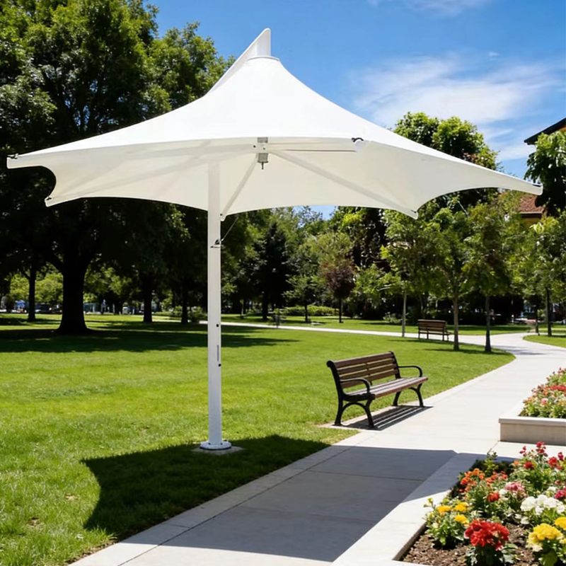 Membrane Structure Parking Shed Car Shed Landscape Umbrella Park Square Leisure Sunshade Canopy Pavilion Outdoor Diaphragm Umbrella