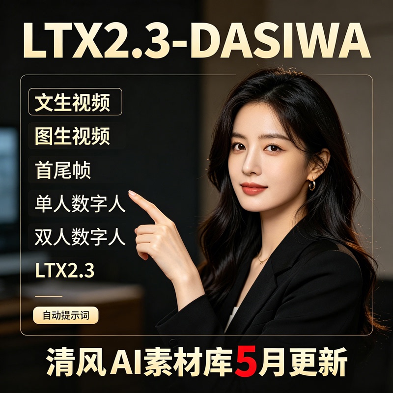 Comfyui Ltx-2.3 Integrated Package for Text, Video, and Image Processing, Single and Dual Person Digital Avatars Comfyui Ltx-2.3 Integrated Package for Text, Video, and Image Processing, Single and Dual Person Digital Avatars