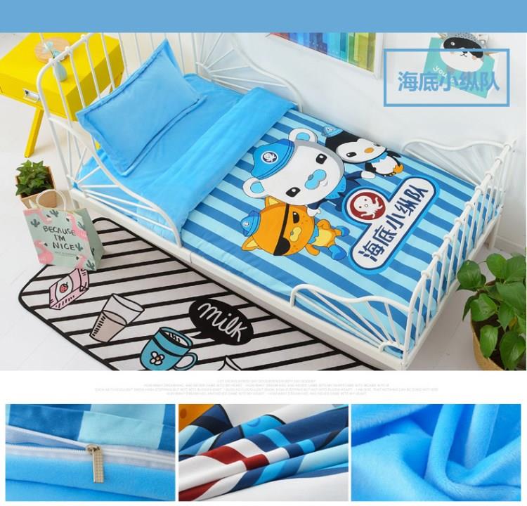 Giường 1 m 2x1 m 5 chăn trẻ em trải giường mùa đông có thể thu gọn là mùa thu và mùa đông bb giường mùa xuân và mùa thu bằng lõi di động - Bộ đồ giường trẻ em 	drap giường cho bé trai