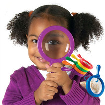 Large 100mm magnifying glass color baby toddlers boys and girls observe plant insects