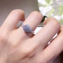 18K platinum wedding ring 30 fen 50 diamonds nv jie zhi 1 karat engagement proposed explicit drill qun xiang