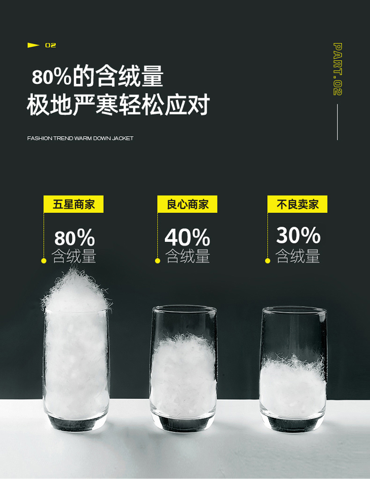 杜敦 男士加厚保暖 修身束脚羽绒裤 图4