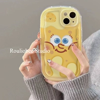 Huawei, honor, xiaomi, apple, милый мультяшный совместимый чехол для телефона *S, S10, iPhone13, прозрачный защитный чехол, 9/8, 40