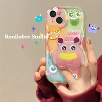 Apple, мультяшный милый монстр, совместимая трубка, iPhone 13, чехол для телефона, iPhone14 Pro, силиконовый iPhone13 Pro, iphone, 14promax, для влюбленных, новая коллекция, защита при падении