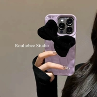 Apple, совместимый iPhone 13 с бантиком, чехол для телефона, силиконовый iPhone14 Pro подходит для мужчин и женщин, защитный чехол, 14promax, iphone, женский стиль, изысканный стиль, 8plus
