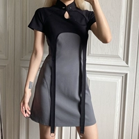 Дизайнерский оригинальный комплект, платье, ципао