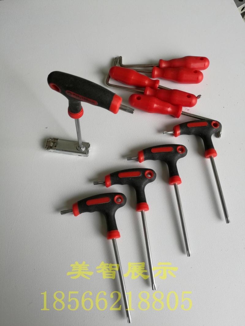 Exhibition Three-card lock wrench octagonal prism Plum Blossom Wrench Triple Ka Lock Key Shanghai Manufacturer Direct Sales