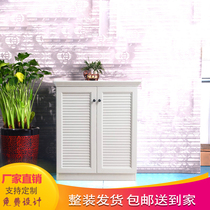 Shoe Cabinet Full Aluminum Alloy Home Doorway Large Capacity Villa Outdoor Floating Window Balcony Waterproof Sunscreen Locker Customize