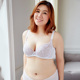 Asina thêu ren sexy siêu mỏng cỡ lớn áo ngực tụ tập để thu thập các Phó sữa mm lót womens 3 4 cup áo ngực.