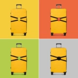 Чемодан, ремень, эластичный пакет