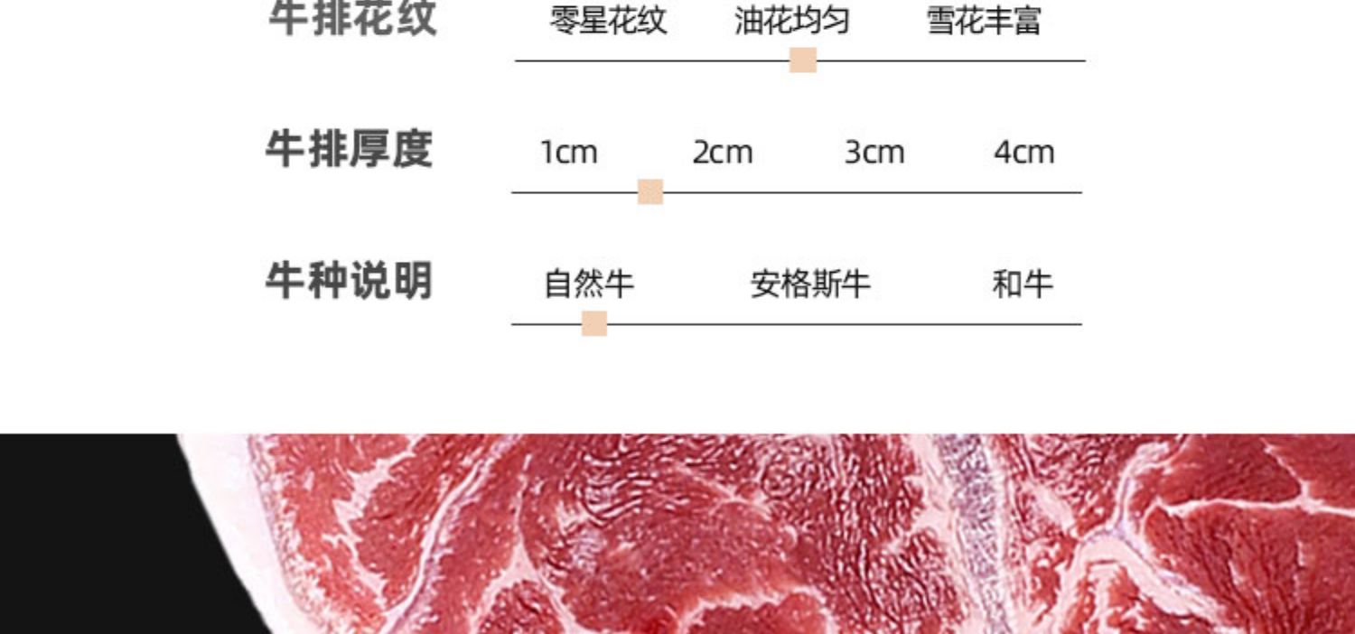 【赠8袋鸡排】牛百岁澳洲原切牛排8片