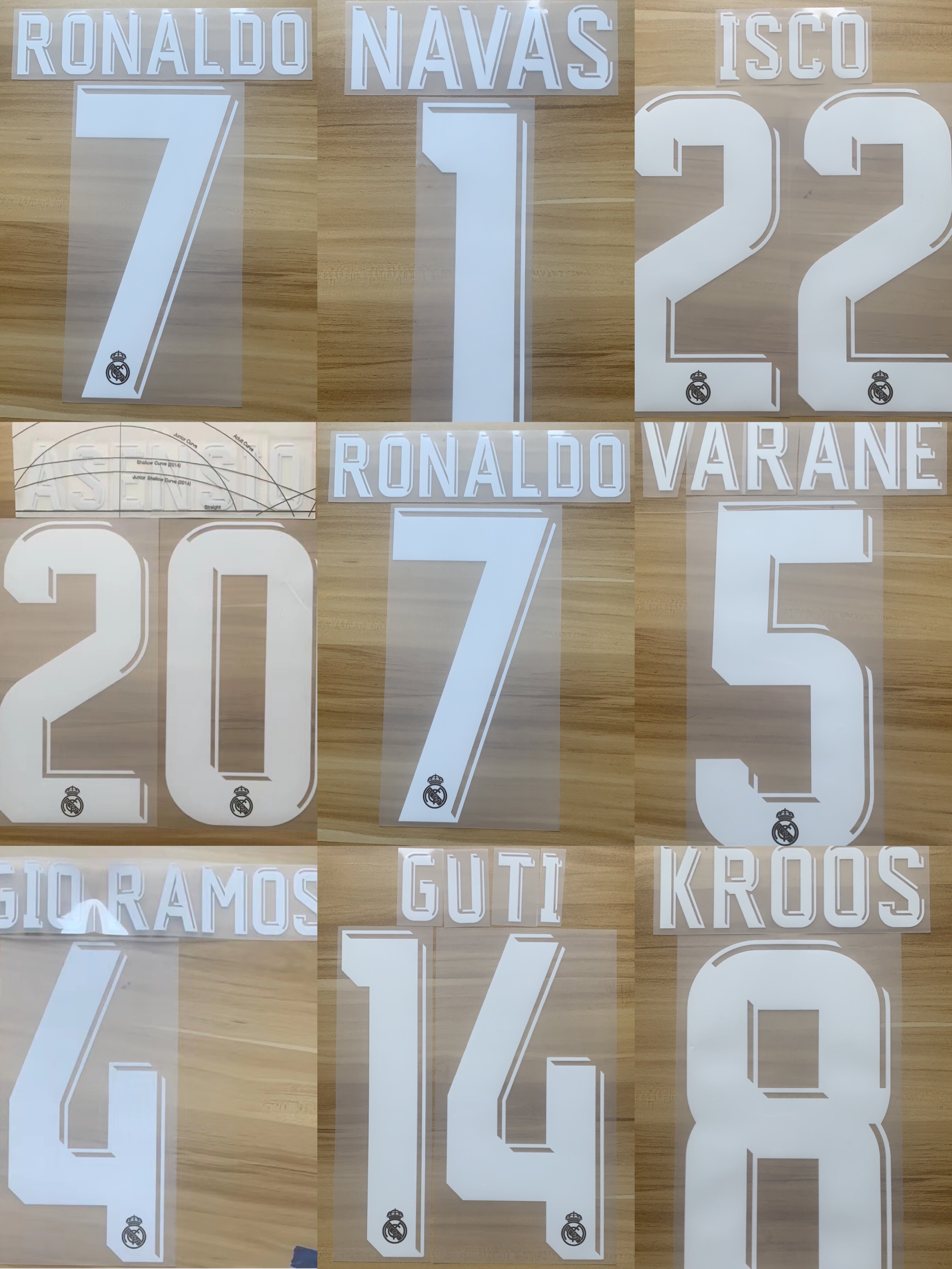 West A Real Madrid 1718 season away to print characters with multiple picks C Rokroos Belle SpID-Taobao