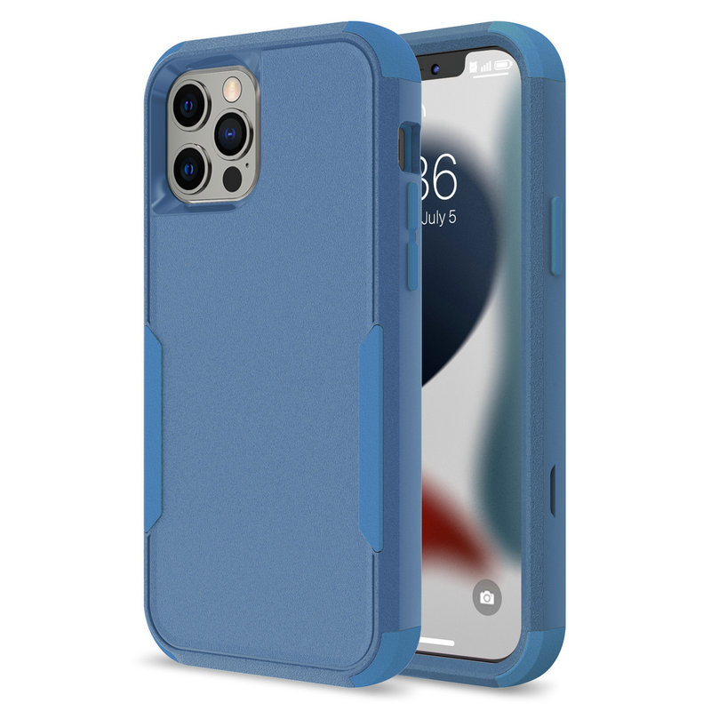 European and American Military-Style Commuter Phone Case 16Pm Suitable for Apple 15Promax Full Protection Anti-Drop Iphone13Mini Three-In-One Thickened 14/13 Matte Anti-Slip Shell 12 Soft Rubber Case 11 Hard