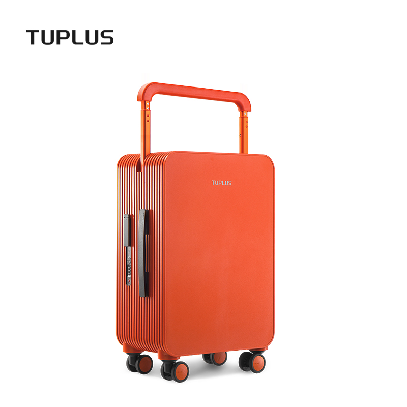 TUPLUS Tour Balanced Balance Balance Balance Baggage Rod boarding high color pull rod travel 20 inches 24 inches of ripe orange