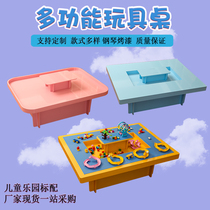 Childrens commercial large space game sand block table playground paint sand table large programming educational toy table