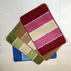 Cushion door cushion door pad into the door of the bathroom bathroom anti -slip water absorption bathroom household bedroom enters home carpet pad