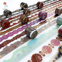 Oriental secret language to the United States Dunhuang Season 5 13 hot stamping alien and paper tape hand account stickers