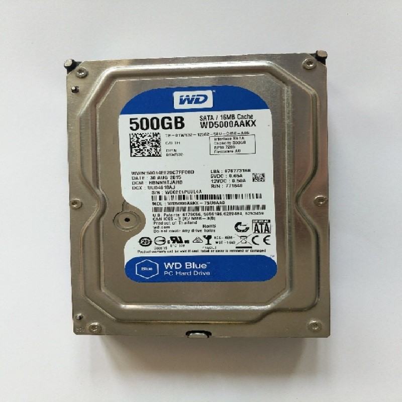 Dismantling Western Digital Seagate Desktop 500G Mechanical Hard Disk SATA Serial Port Single Disk No Bad Sectors