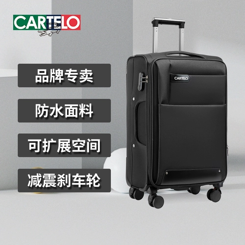 Прочный вместительный и большой чемодан для путешествий, ткань оксфорд