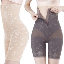 Production of high-waisted zipper thin section after strengthening and reducing the abdominal girdle hip plastic belly womens summer body shaping safety underwear
