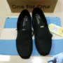 TOMS Toms Mùa xuân và mùa thu nam Màu đen cổ điển phẳng Flat Casual Đơn giản thoải mái chống trượt Giày lười một mảnh jordan dior cổ thấp