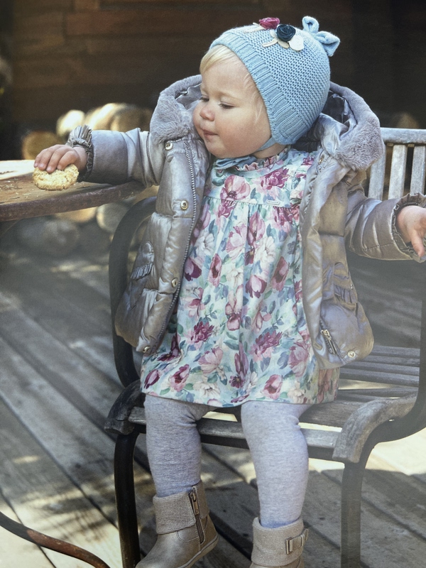 Spanish Imported Mayoral Children's Clothing Baby Series Corduroy Dress