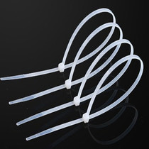 Plastic tie 4 * 150 self-locked nylon white tie wire bundle with bag