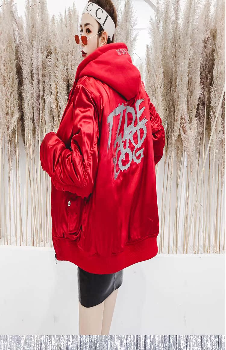 Ins country triều hip hip cotton cotton Lovers 2018 mùa thu đông nam mới áo khoác hoodie
