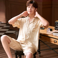 Золотые шорты, короткий рукав