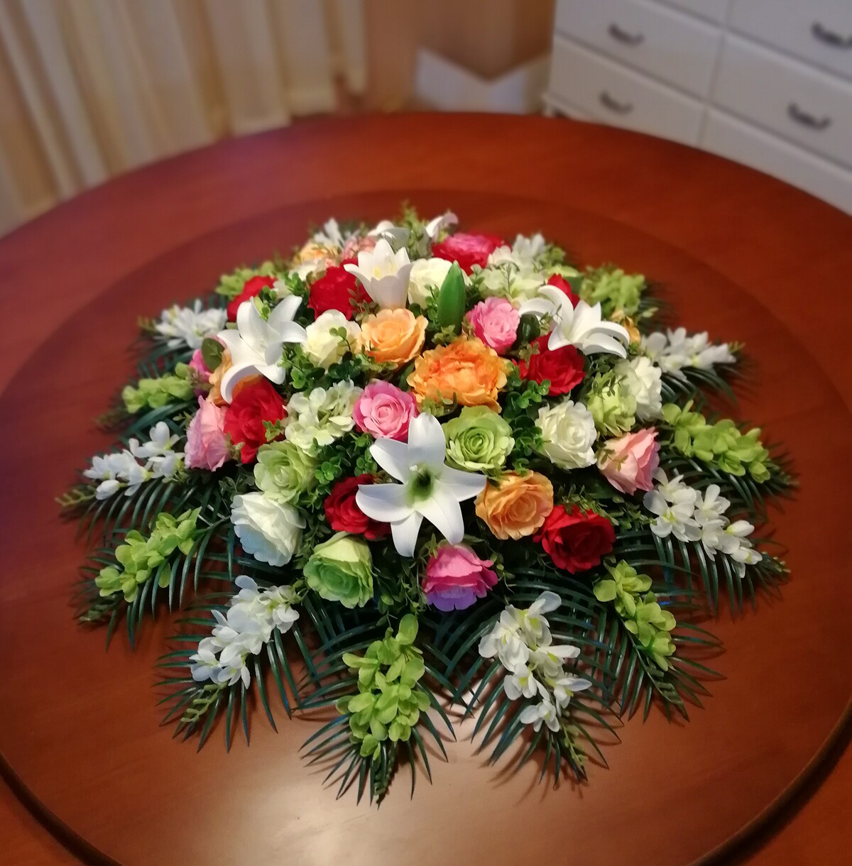 Artificial flower Hotel table flower Hotel table flower Fake flower Round table flower Decorative flower Hotel round table flower