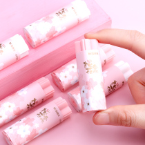 Morning light cherry blossoms eraser Primary School rubber non-toxic no trace no mark erasable girl powder eraser