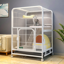 Cat cage home indoor oversized free space Villa with toilet small cat large two-story Cat House