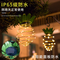 Net red light Pineapple solar outdoor light Waterproof hanging light Park villa courtyard landscape light Creative balcony arrangement