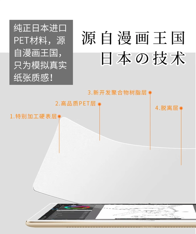 Huawei phim giấy M5 M5 phiên bản phim lớp trẻ của chữ viết tay Tablet PC 8.4 / 10.1 inch 10,8 inch Pro bảo vệ M5 phim gốc mờ m5pro toàn màn hình 8.4 inch độ bao phủ đầy sơn - Phụ kiện máy tính bảng