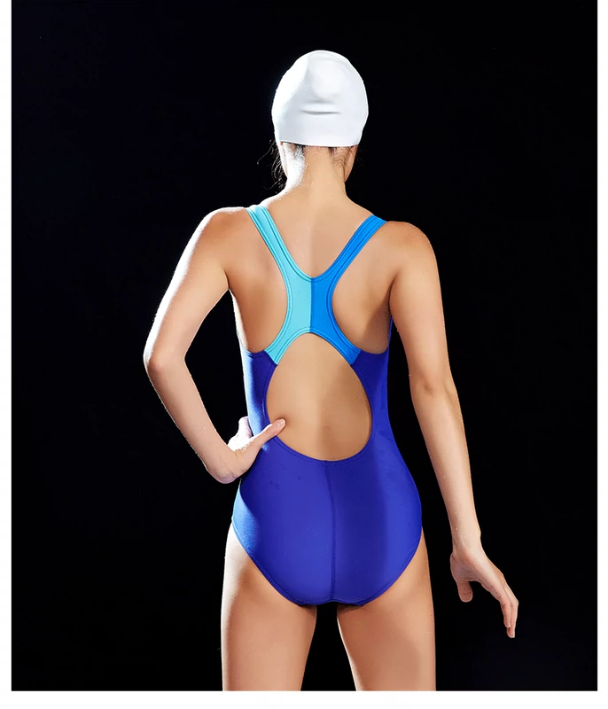 Đồ bơi Li Ning nữ chuyên nghiệp đua vai dây đeo nữ đồ bơi Xiêm tam giác mỏng Đồ bơi mỏng kích thước lớn