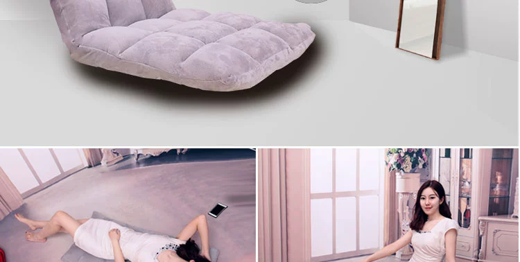 Beanbag tatami giường sofa nhỏ, có thể gập lại ghế máy tính duy nhất cửa sổ ký túc xá và ghế kiểu Nhật - Ghế sô pha