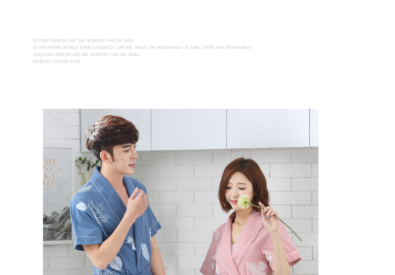 情侣睡袍女夏纯棉短袖男士浴袍衣夏季大码薄款