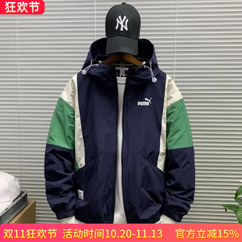 Outlet Store Men's Jacket 2026 Autumn and Winter Loose Casual Hooded Workwear Jacket Thickened Warm Cotton Coat