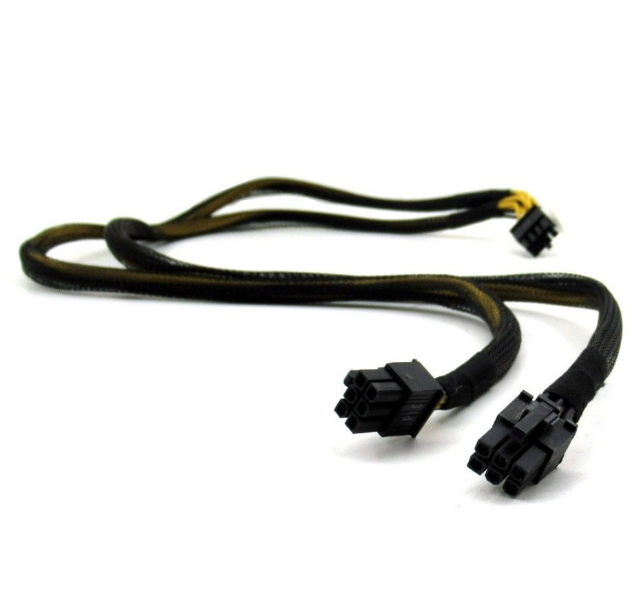 DELL FP433 FP433 T7600 T7610 T7910 Workstation Graphics Card Power Supply Line 8 Pin to Double 6 Pin