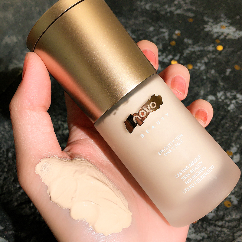 novo liquid foundation oil control long-lasting concealer moisturizing student parity dry skin oily skin foundation cream cream